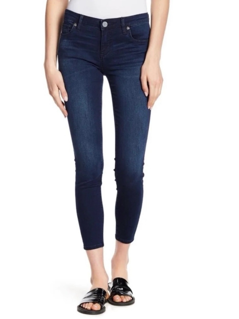 WOMENS KUT FROM THE KLOTH DAKOTA SKINNY ANKLE JEANS SIZE 4